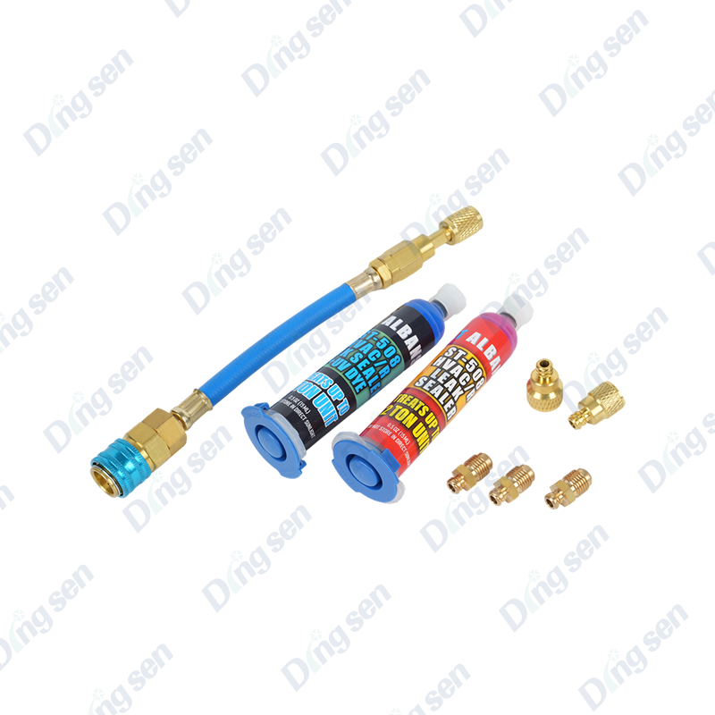 Automotive air conditioning sealant filling system Automotive air conditioning sealant filling system