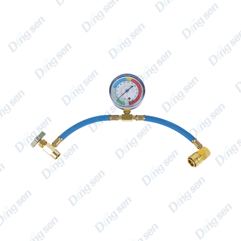 Pressure gauge automotive air conditioning filling system Pressure gauge automotive air conditioning filling system