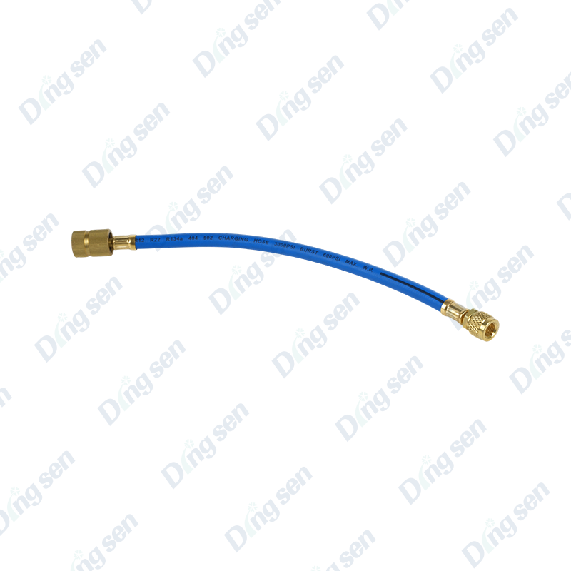 Inflatable hose automotive air conditioning filling system Inflatable hose automotive air conditioning filling system