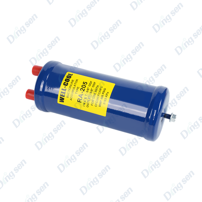 Refrigerant gas-liquid separator Refrigerant gas-liquid separator