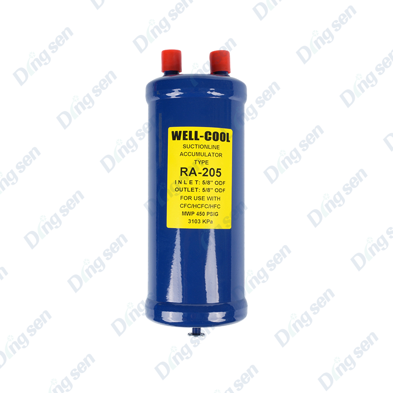 Refrigerant gas-liquid separator Refrigerant gas-liquid separator